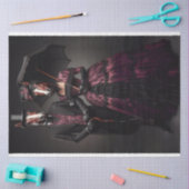 Vintage Victoriaans 2 Paarden Decoupage Tissuepapier (Craft)