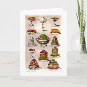 Vintage - Victoriaans Desserts, Kaart