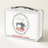 Vintage Victoriaans naaibenodigdheden doos (Achterkant)