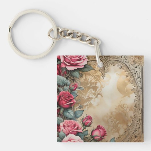 Vintage Victoriaans Sleutelhanger (voorkant)