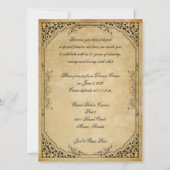 Vintage Victoriaanse 50e verjaardagsviering Kaart (Achterkant)