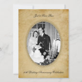 Vintage Victoriaanse 50e verjaardagsviering Kaart (Voorkant)