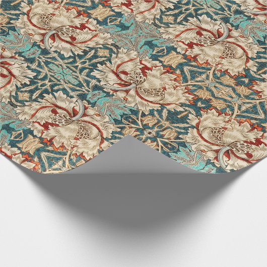 Vintage Victoriaanse Botanische Cadeaupapier (Hoek)