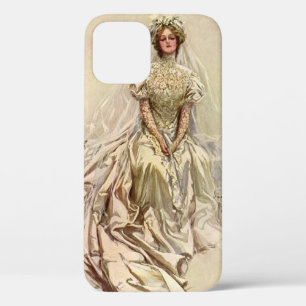 Vintage Victoriaanse bruid, antieke bruidsportret Case-Mate iPhone Case