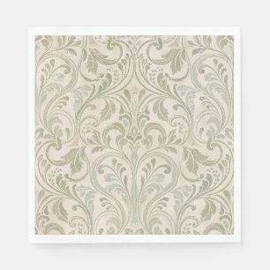 Vintage Victoriaanse Elegante Bloem Servet