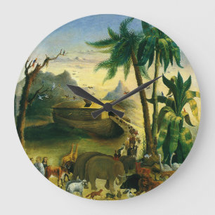 Vintage Victoriaanse Folk Art, Noah's Ark van Hidl Grote Klok