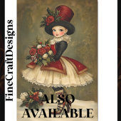 Vintage Victoriaanse Pop Mode BC7R Decoupage Tissuepapier