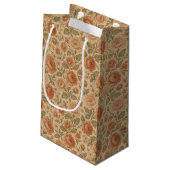 vintage Victoriaanse rozen gemust Klein Cadeauzakje (Achterkant Gekanteld)