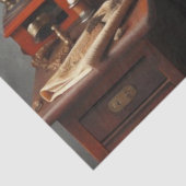 Vintage Victoriaanse Steampunk Damesdetective Jurk Tissuepapier (Detail)