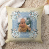 Vintage Victoriaanse vervaagde letters foto herinn Kussen (Deken)