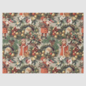 Vintage Victorian Christmas Baubles Tissuepapier (Voorkant)