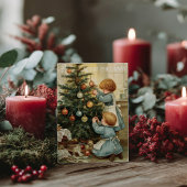 Vintage Victorian Christmas Postcard Briefkaart