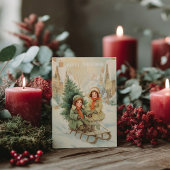 Vintage Victorian Christmas Postcard Briefkaart