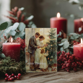 Vintage Victorian Christmas Postcard Briefkaart