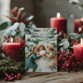 Vintage Victorian Christmas Postcard Briefkaart