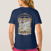 Vintage Victorian Christmas T-shirt (Achterkant)