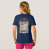 Vintage Victorian Christmas T-shirt (Achterkant volledig)