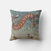 Vintage Victorian Circus  Kussen (Achterkant)