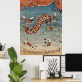Vintage Victorian Circus  Poster (Thuiskantoor)