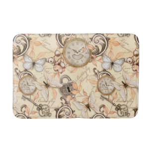 Vintage Victorian Shabby Chic Country Pattern Badmat