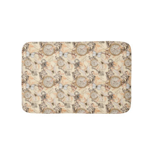 Vintage Victorian Shabby Chic Country Pattern Badmat
