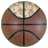 Vintage Victorian Shabby Chic Country Pattern Basketbal (Rechts)