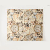 Vintage Victorian Shabby Chic Country Pattern Wandkleed (Voorkant (horizontaal))