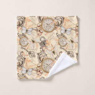 Vintage Victorian Shabby Chic Country Pattern Washandje