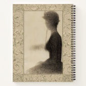 Vintage Victorian Silhouette Notebook Notitieboek (Achterkant)