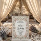 Vintage Victorian Swans Heart Garden Fairytale Kaart