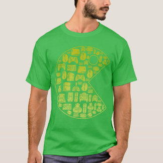 Vintage Video Game Player 1980 Retro Millennial Ga T-shirt