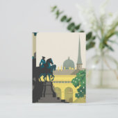 Vintage Vienna Austria Joseph's Square Travel Briefkaart (Staand voorkant)