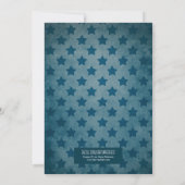 Vintage Vierde verjaardag juli Kaart (Achterkant)