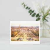 Vintage View from the Castle, Karlsruhe, Germany Briefkaart (Staand voorkant)