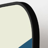 Vintage Vijf Over Striping Met Naam Pickleball Paddle (Links Detail)