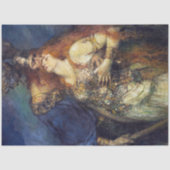 Vintage Viking Woman-deportpapier Tissuepapier (Voorkant)