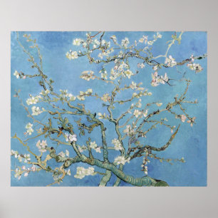 Vintage Vincent Van Gogh Almond Blossom Poster