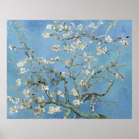 Vintage Vincent Van Gogh Almond Blossom Poster (Voorkant)