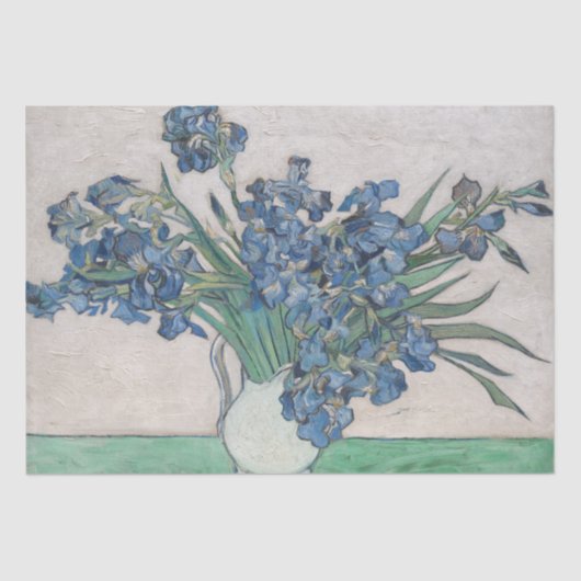 Vintage Vincent Van Gogh Irises Tissuepapier (Voorkant)