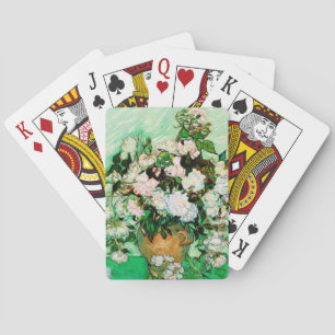 Vintage Vincent Van Gogh Rozen (1890) Pokerkaarten
