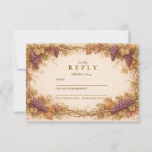 Vintage Vineyard Graduation Party RSVP Kaartje (Voorkant)