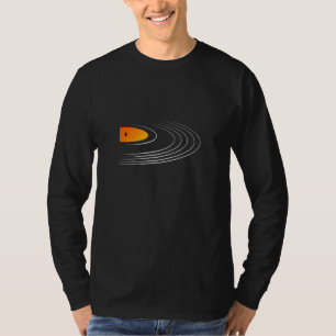Vintage Vinyl Platenspeler Vinyl Muziek T-shirt