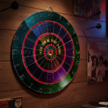 Vintage Vinyl Record - Muziekkamer Retro Dartbord