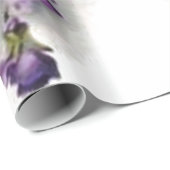 Vintage Violet Bouquet Vrijgezellenfeest Cadeaupapier (Rol Hoek)