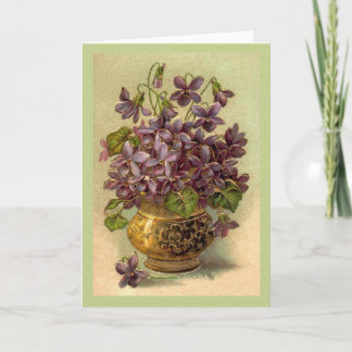 Vintage Violet Card Kaart