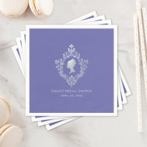 Vintage Violet Regency Dame in Crest Bruidsdouche
