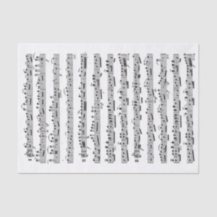 Vintage Violin Sheet Music-decoupage Tissuepapier