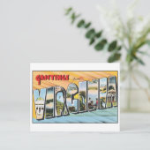 Vintage Virginia Briefkaart (Staand voorkant)