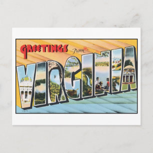 Vintage Virginia Briefkaart