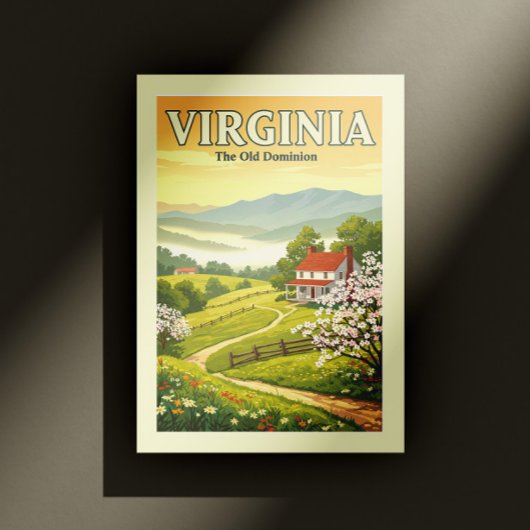 Vintage Virginia Briefkaart